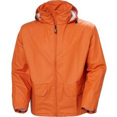 Helly Hansen Workwear & Equipment Helly Hansen Voss Waterproof Rain Jacket - Dark Orange