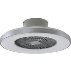 Lindby Paavo LED Smart Ceiling Fan Silver/White