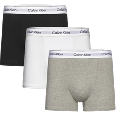Calvin Klein Men's Icon Relaxed Boxers 3-pack - Grey Heather/White/Black