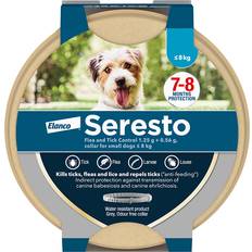 Colliers et laisses pour chiens Animaux de compagnie Seresto Flea & Tick Control Dogs Collar Small Grey