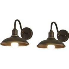 Tlily 2X LED Gooseneck Barn Front Porch Wall light 2pcs