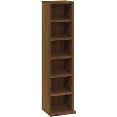 vidaXL CD Cabinet Brown Oak Bogreol 88cm