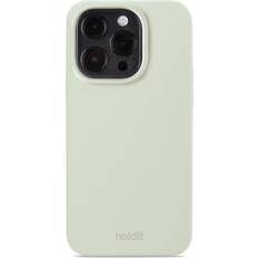 Holdit Silicone Case for iPhone 15 Pro White Moss