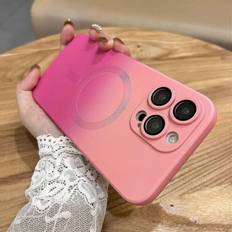 Kikidex iPhone 14 Pro Max Magnetic Case Pink