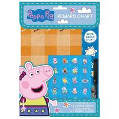 Peppa Pig Crafts Peppa Pig Reward Sticker Chart Set Pack 6