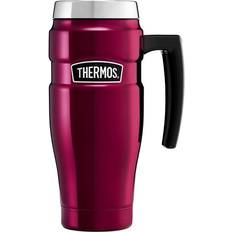 Thermos Stainless King With Handle Raspberry Travel Mug 47cl