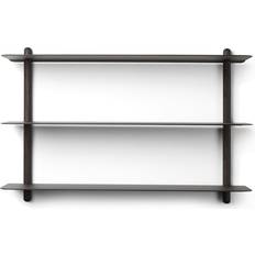 Gejst Nivo A Black Ash/Black Wall Shelf 64cm