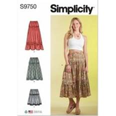 Håndarbejdsmønstre Simplicity Nederdel Også Plusmode Snitmønster