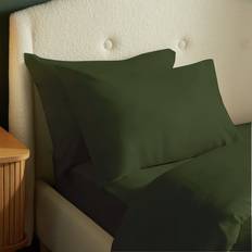 Green Pillow Cases Silentnight Supersoft Plain Standard Pillowcase Pair Pillow Case Green