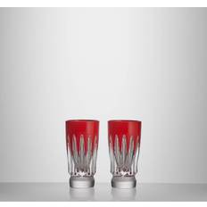 Shot Glasses Waterford New Year 2026 Firework Red Glasses Set of 2 Shot Glass