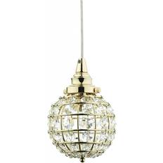 Kristall Fönsterlampor Oriva Chrystal K9 Brass Fönsterlampa ∅ 10cm