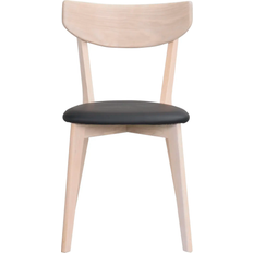 Rowico Home Ami Leather Whitewash/Black Køkkenstol 80cm 2stk