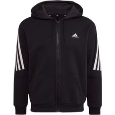 adidas Future Icons 3-Stripes Full-Zip Hoodie - Black