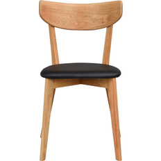 Rowico Home Ami Leather Oak/Black Køkkenstol 80cm 2stk
