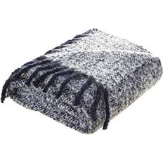 Krish Knit Throw Faux Mohair 50x60 Navy