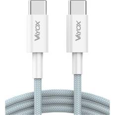 Kabler Pricenet Vayox USB-C 1 m USB Kabel Blå 1m