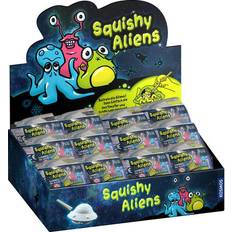 Plastlegetøj Fidgetlegetøj Kosmos Squishy Aliens 24-er Display