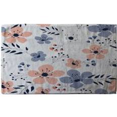 Florals Kitchen Towels Blue Flowers One Size Kitchen Towel Pink