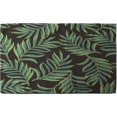 Florals Kitchen Towels Green Palm Leaves One Size Kitchen Towel