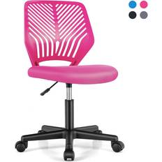 Desk Chairs on sale Costway Adjustable Ergonomic Kids Desk Chair Pink