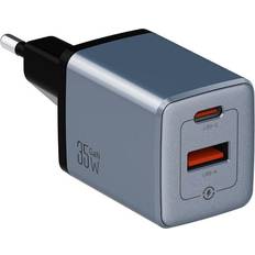 35W GaN Väggladdare USB-C USB-A