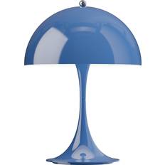 Louis Poulsen Dimbar Bordslampor Louis Poulsen Panthella 250 Portabel Opaque Indigo Blue Bordslampa 34.6cm