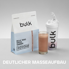 Bulk Gainers Bulk 1000 Mass Gainer Banana Milkshake 4.05kg