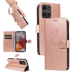 GANGXUN Pink Motorola Moto G75 5G Wallet Case