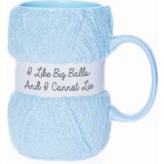 Knitting Big Balls Blue