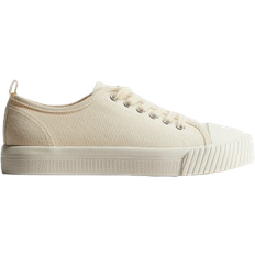 H&M Cotton Canvas Trainers - Cream