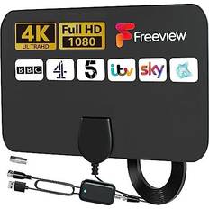 TV Antennas GLOBAL TECH Indoor Digital TV Aerial UK Freeview 250 Miles