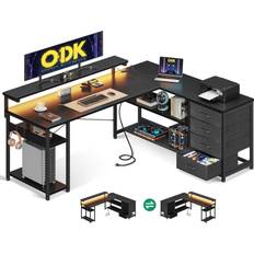 ODK Corner L Shaped Gaming Writing Desk