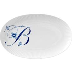 Royal Copenhagen Serving Dishes Royal Copenhagen Alfabet Oval Tallerken B 23 cm Serveringsfad