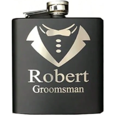 Hip Flasks Shein Personalized Custom Name Bachelor Hip Flask 17.7cl