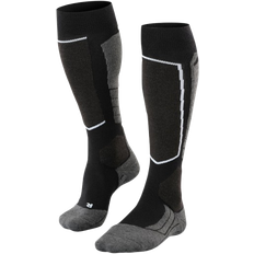 Herr - Snowboard Kläder Falke Sk2 Intermediate Wool Men Skiing Knee High socks - Black Mix