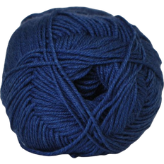 Hjertegarn Lana Cotton 212 Mørk Blå (Shade 6970) 212m