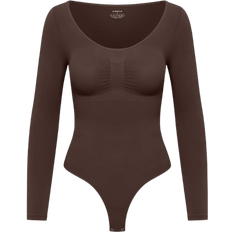 Unterwäsche Creamy Fabrics Sculpting Shapewear Longsleeve Mit String
