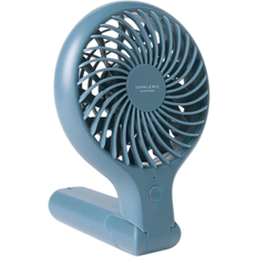 John Lewis Handheld & Foldable Desk Fan 4" Lake Blue