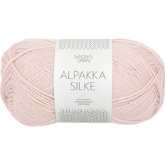 Sandnes Garn Alpakka Silke Pudder Rosa 200m