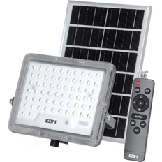 Edm Slim Solar Floodlight Projector 100W 1200 Lm Wall light