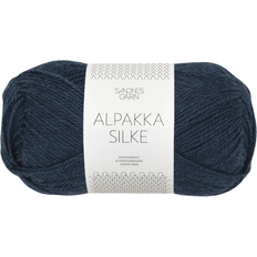 Sandnes Garn Alpakka Silke Midnight Blue 200m