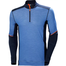 Helly Hansen Arbetsöverdelar Helly Hansen Lifa Base Layer Merino Half Zip - Navy/Stone Blue