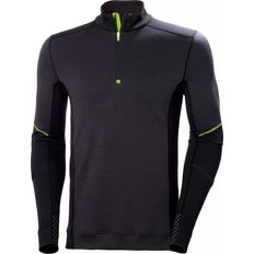 Helly Hansen Arbetsöverdelar Helly Hansen Lifa Base Layer Merino Half Zip - Black/Ebony