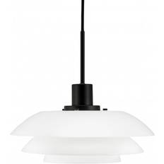 Dyberg Larsen DL31 Metal/Glass Opal/Black Lampeophæng