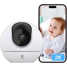 EZVIZ Surveillance Cameras EZVIZ 2K Indoor Wifi Camera No Monthly Fee