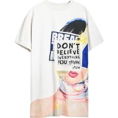 Desigual T-shirt Style Dress - Beige