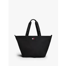 Tommy Hilfiger Tasker Tommy Hilfiger Repeat Logo Webbing Tote Bag - Rød/Sort/Hvid