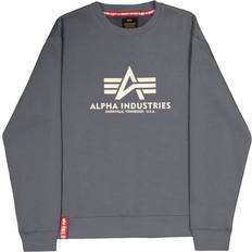 Alpha Industries Basic Big Logo Sweatshirt - Grey/Black