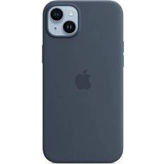 Apple iPhone 14 Plus Silicone Case with MagSafe Storm Blue