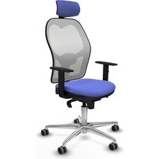 Aluminium Office Chairs Light Blue Piqueras y Crespo Office Chair